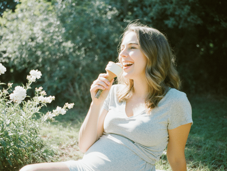 helado seguro en el embarazo