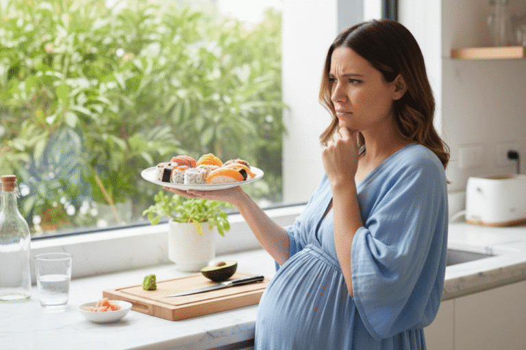 ¿puedo comer sushi en el embarazo?