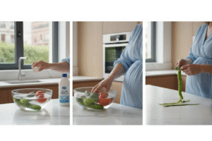 Cómo desinfectar frutas y verduras embarazo paso a paso