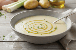 Vichyssoise pollo embarazada receta