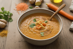 Crema lentejas rojas embarazo proteína