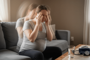 Control de tensión arterial en casa para prevenir preeclampsia.