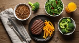 Alimentos ricos hierro embarazo lentejas carne verduras