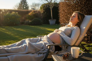 Mujer embarazada en invierno vitamina D embarazo nutrición