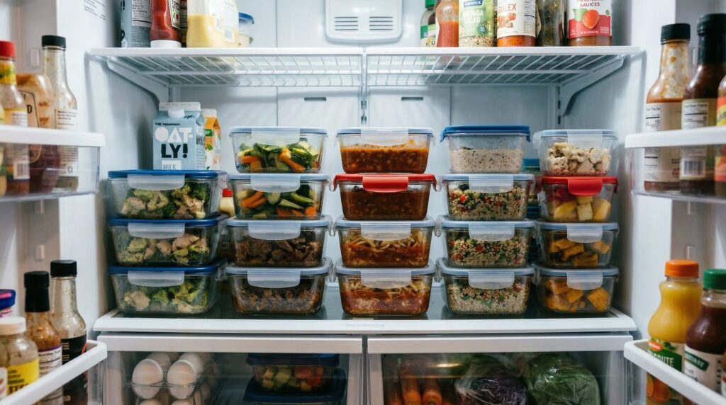 batch cooking embarazo preparar posparto congelador