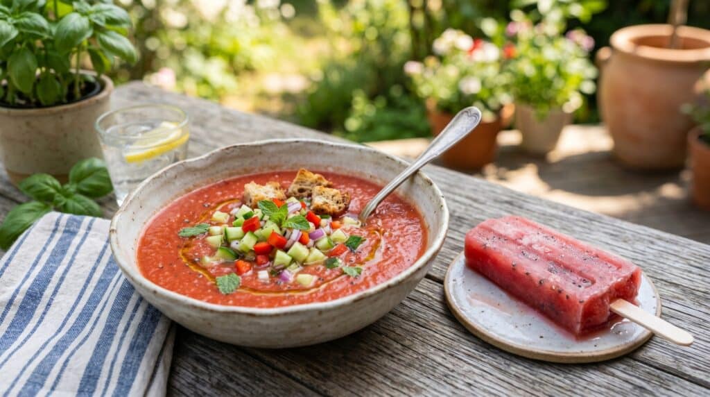 Alimentos refrescantes para aliviar el calor en el embarazo