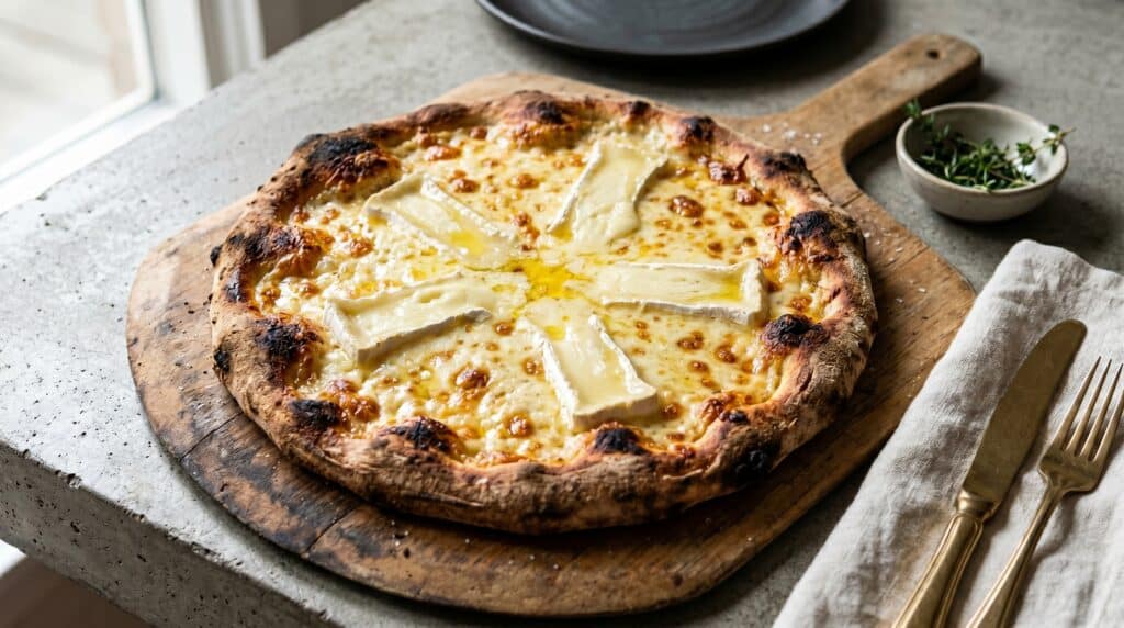 Queso brie al horno cocinado, opción segura para embarazadas
