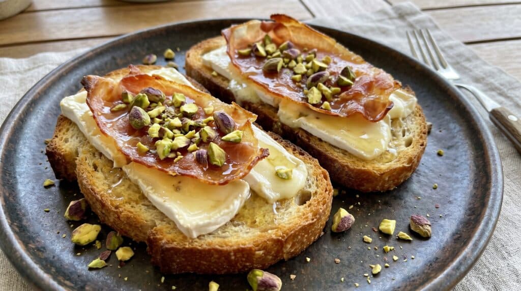 tosta jamón ibérico embarazo receta segura