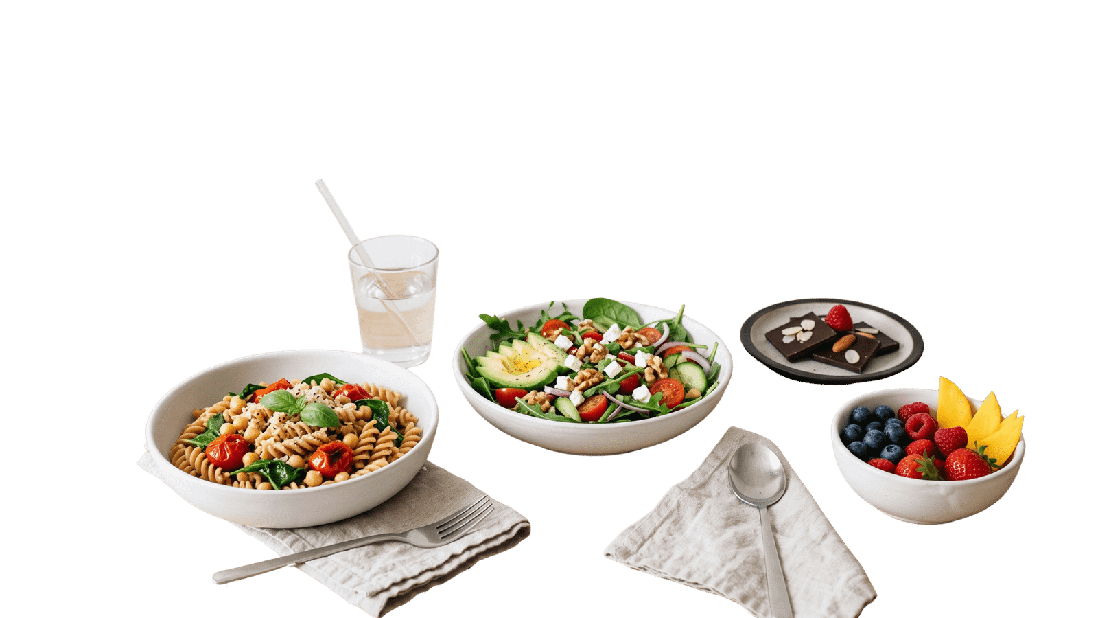 Platos variados y equilibrados del programa No Más Dietas