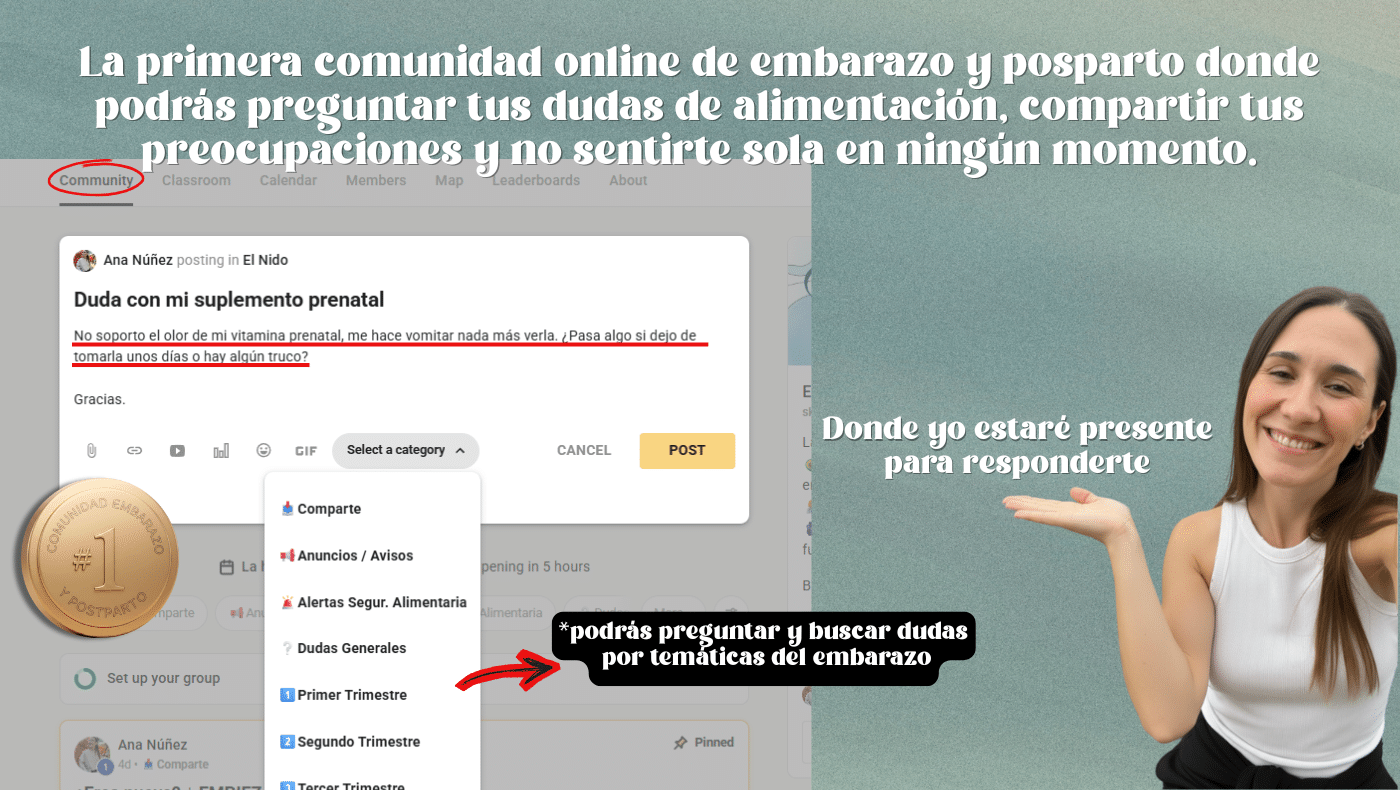 Ana Núñez, dietista-nutricionista especializada en embarazo y nutrición infantil